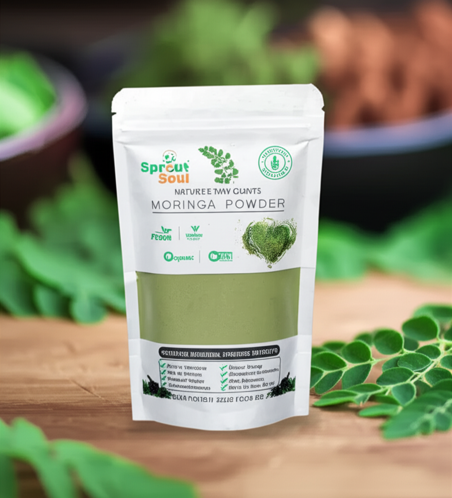 Sprout Moringa Leaf Powder 120g