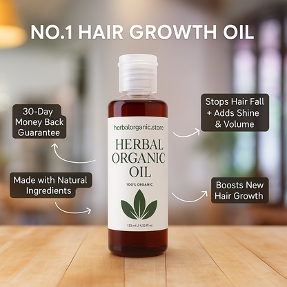 Herbal Organic Hair Oil (For Men & Women)